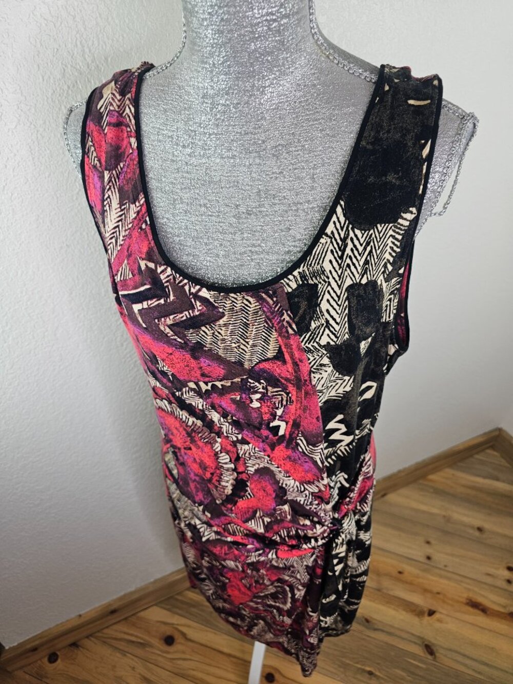 NIC+ZOE Faux Wrap Sleeveless Dress